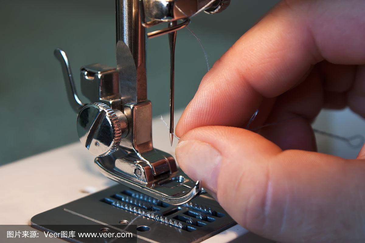 缝纫机,水平画幅,纺织品,制造机器,工厂